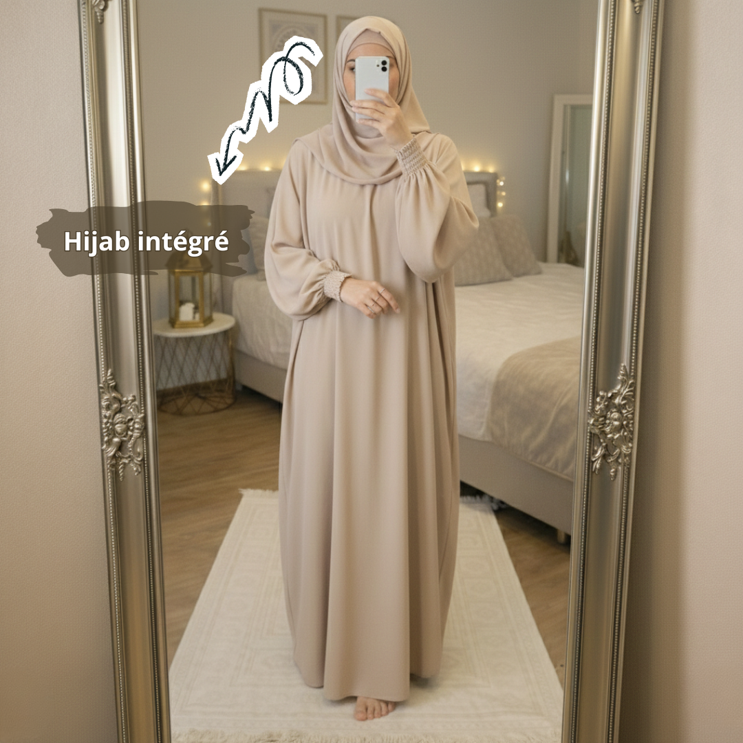 ABAYA & HIJAB INTÉGRÉ AMRA™